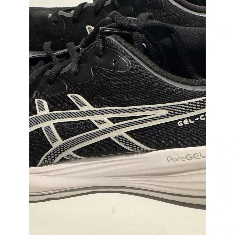 Asics Gel-Cumulus 27 Mens Size 12.5 Black White Athletic Running Shoes Sneakers